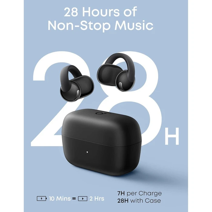 Soundcore by Anker C50i Open‑Ear Bluetooth Handsfree Earphones — Black