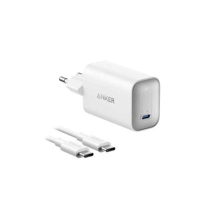 Anker Nano Φορτιστής 100W με καλώδιο USB‑C σε USB‑C - Λευκό