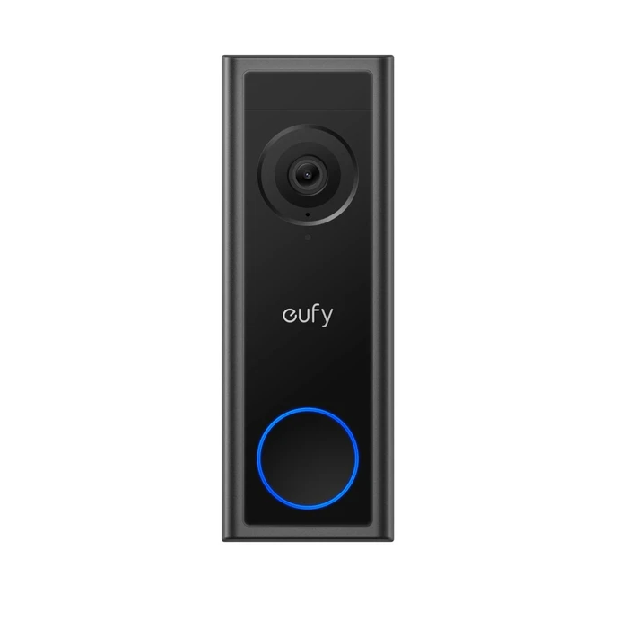 Eufy C30 Ασύρματο Κουδούνι Πόρτας Wi‑Fi Συμβατό με Alexa και Google Home T8224311 Μαύρο
