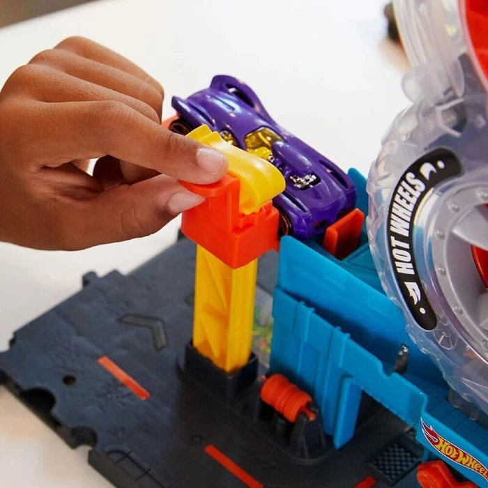 Mattel Hot Wheels Παιχνίδι Σετ Πίστας Super Twist Tire Shop