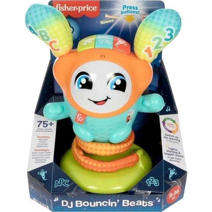 Fisher Price Βρεφικό Παιχνίδι Dance DJ Bouncing' Beats με Μουσική, Φως και Ήχους για 9+ Μηνών HND41