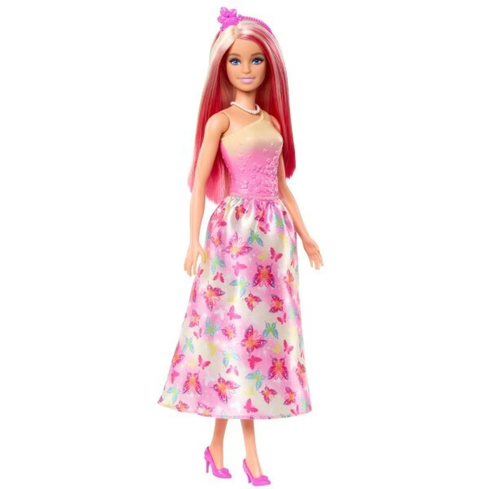 Mattel Barbie Κούκλα Blonde Pink Hair HRR08
