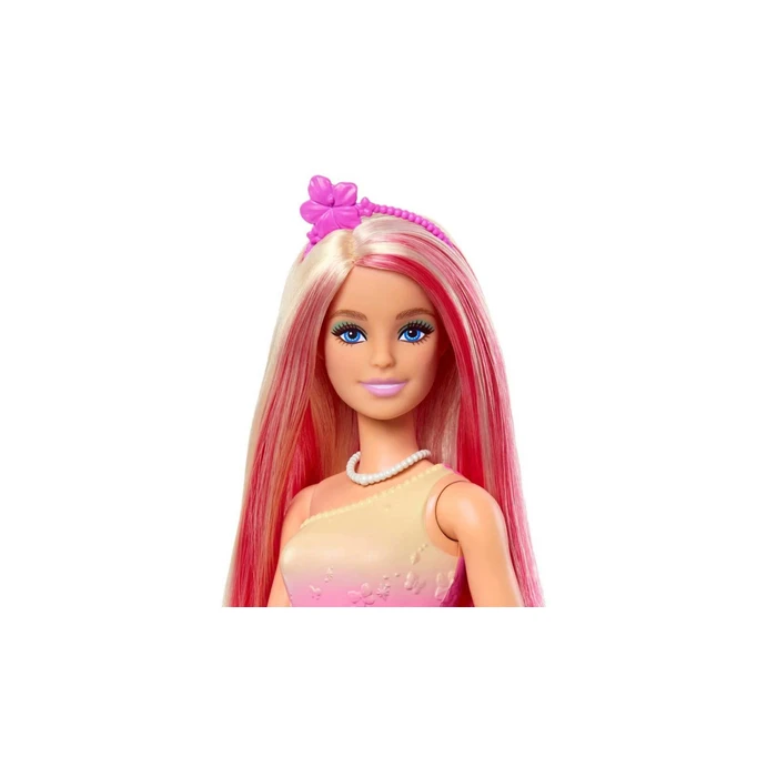 Mattel Barbie Κούκλα Blonde Pink Hair HRR08