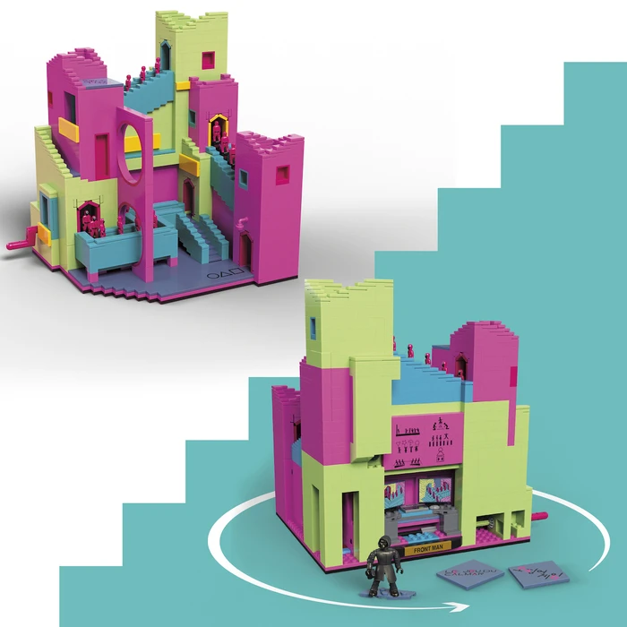 Mattel Mega Squid Game The Staircase Building Set