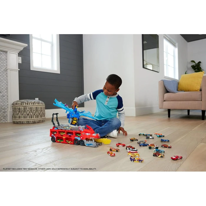 Hot Wheels City Mattel Ultimate Dual Dragon Transporter