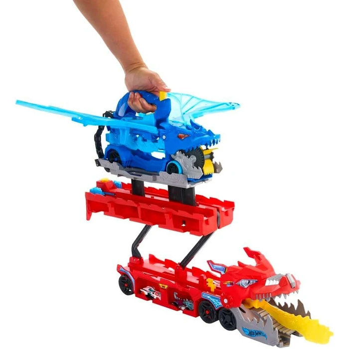 Hot Wheels City Mattel Ultimate Dual Dragon Transporter