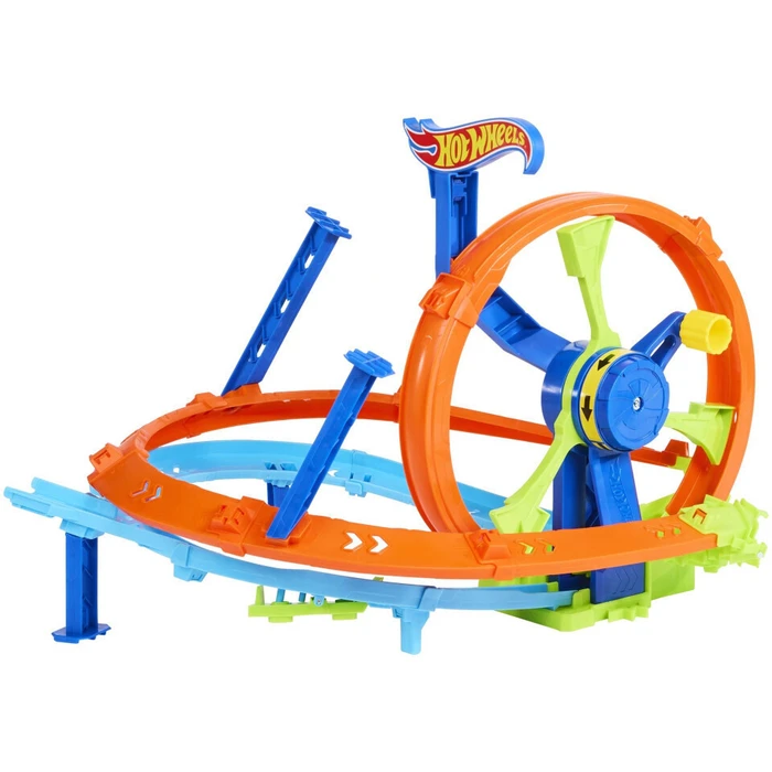 Mattel Hot Wheels Rapid Launch Loop Playset