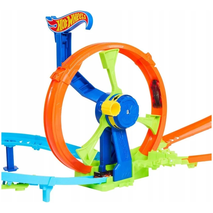 Mattel Hot Wheels Rapid Launch Loop Playset