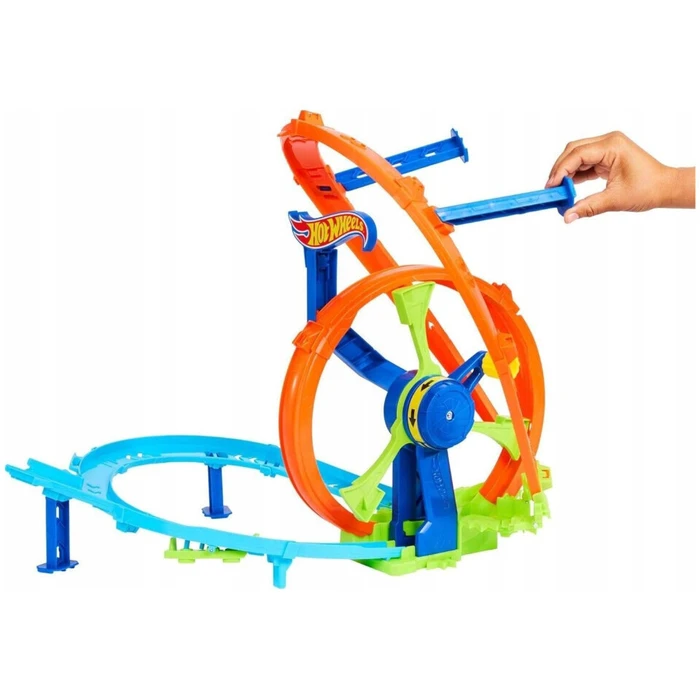 Mattel Hot Wheels Rapid Launch Loop Playset