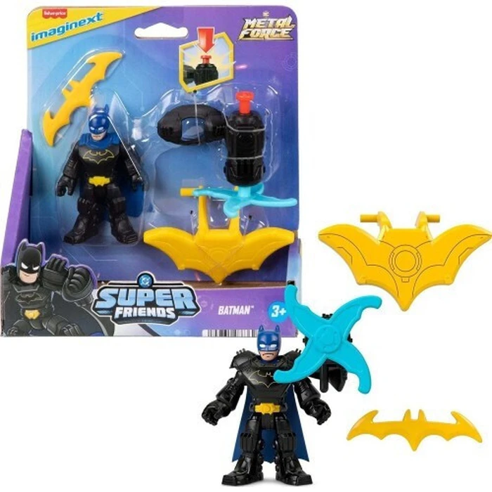 Mattel Fisher Price Imaginext DC Batman Super Friends Metal Force Figure