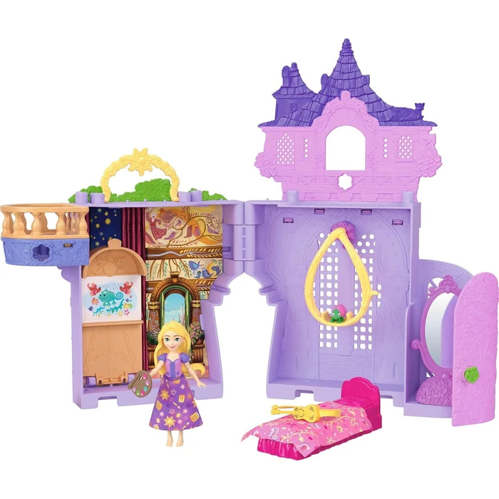 Disney Princess Mattel Storytime Stackers Rapunzel Mini Doll Playset