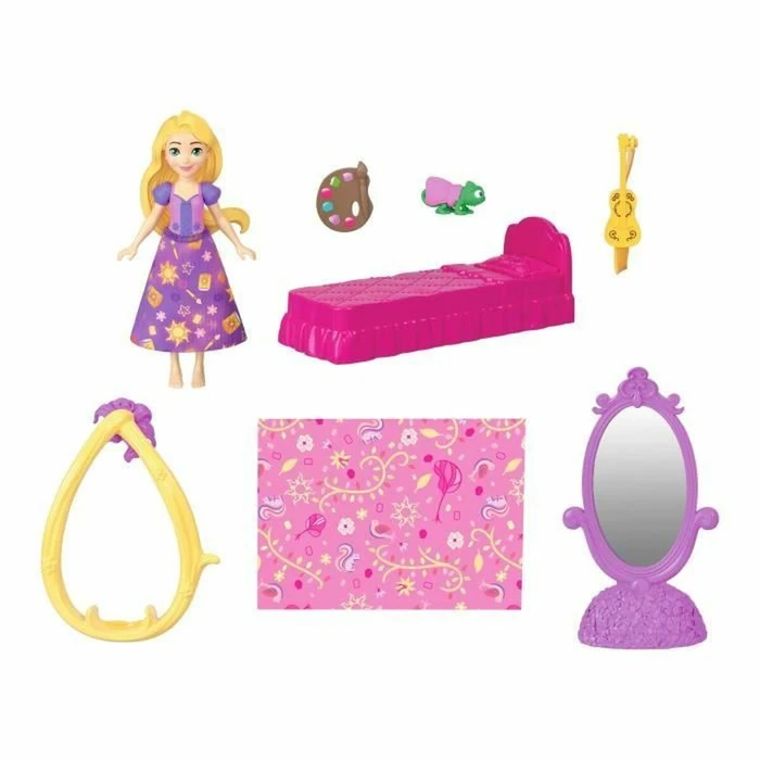 Disney Princess Mattel Storytime Stackers Rapunzel Mini Doll Playset