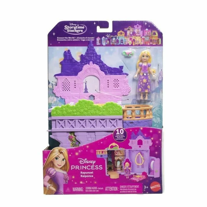 Disney Princess Mattel Storytime Stackers Rapunzel Mini Doll Playset