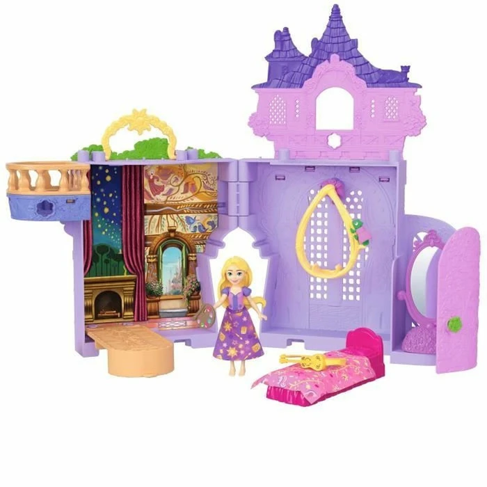 Disney Princess Mattel Storytime Stackers Rapunzel Mini Doll Playset