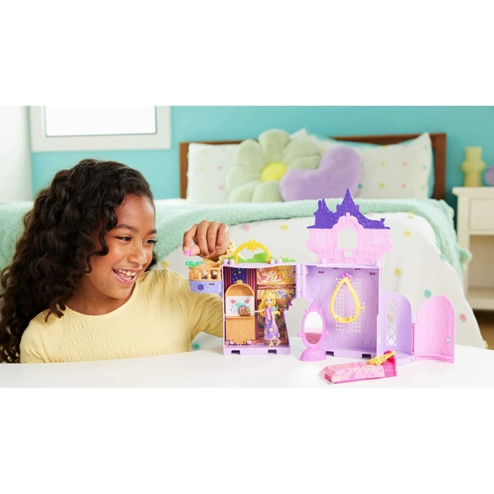 Disney Princess Mattel Storytime Stackers Rapunzel Mini Doll Playset