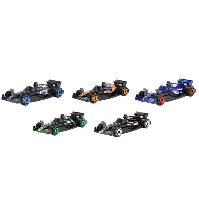 Mattel Hot Wheels Σετ Αυτοκίνητα Formula 1 2024 Θεματική Ομάδα Αγώνων 1:64 Σετ των 5 JGF58