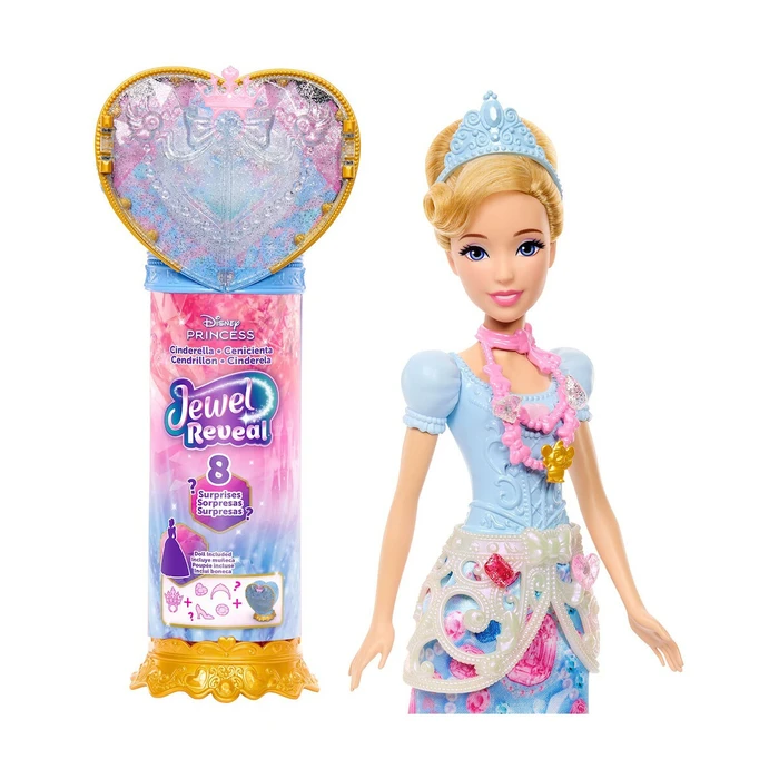 Mattel Disney Princess Fashion Dolls Cinderella με Κουτί Κοσμημάτων Κούκλα