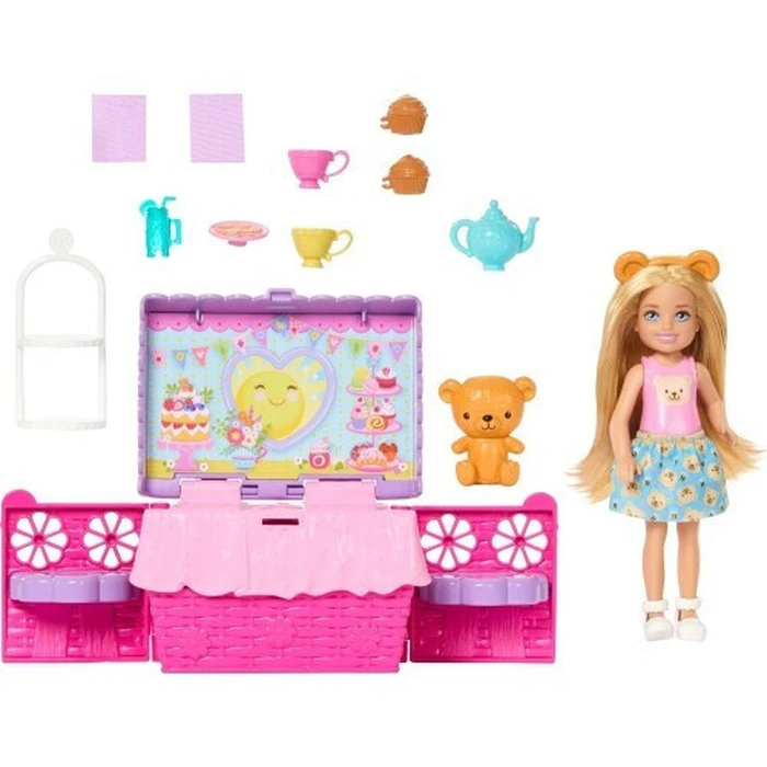 Mattel Barbie Οικογένεια και Φίλοι Club Chelsea Σετ Πικνίκ Τσαγιού