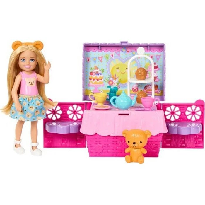 Mattel Barbie Οικογένεια και Φίλοι Club Chelsea Σετ Πικνίκ Τσαγιού