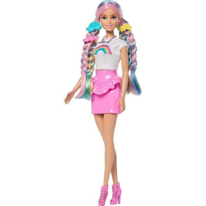 Mattel Barbie Κούκλα Rainbow Sparkle Hair