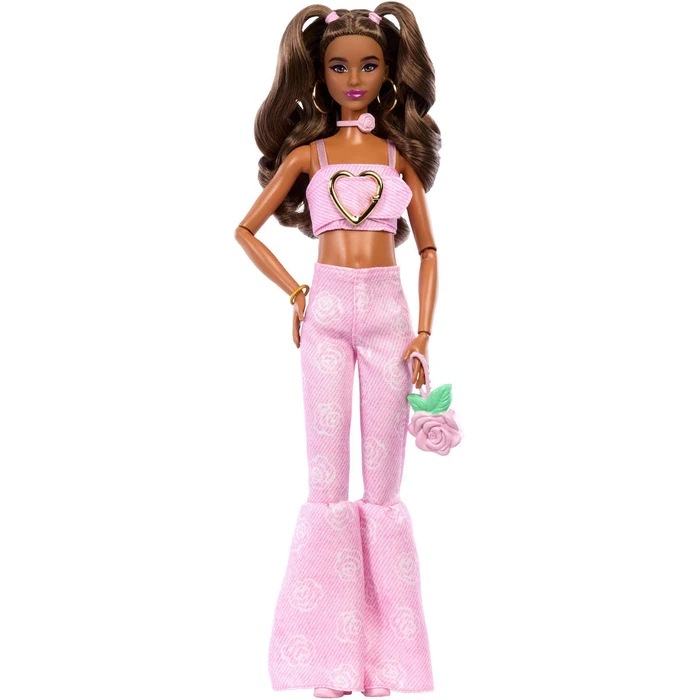 Mattel Barbie Κούκλα Deluxe Style Pink Flared Jeans JJN72