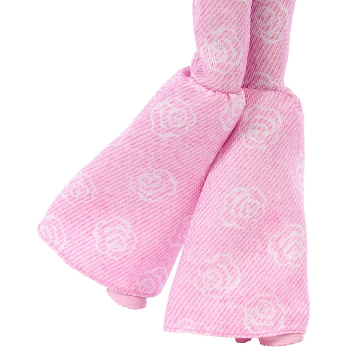 Mattel Barbie Κούκλα Deluxe Style Pink Flared Jeans JJN72