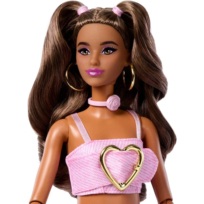 Mattel Barbie Κούκλα Deluxe Style Pink Flared Jeans JJN72