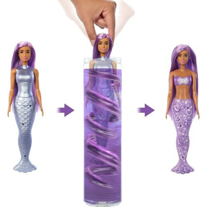 Barbie Color Reveal Mermaid Series Doll with 6 Surprises Mattel