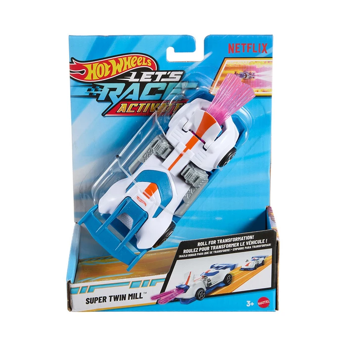 Mattel Hot Wheels Αυτοκινητάκι Let's Race Activate Super Twin Mill Vehicle