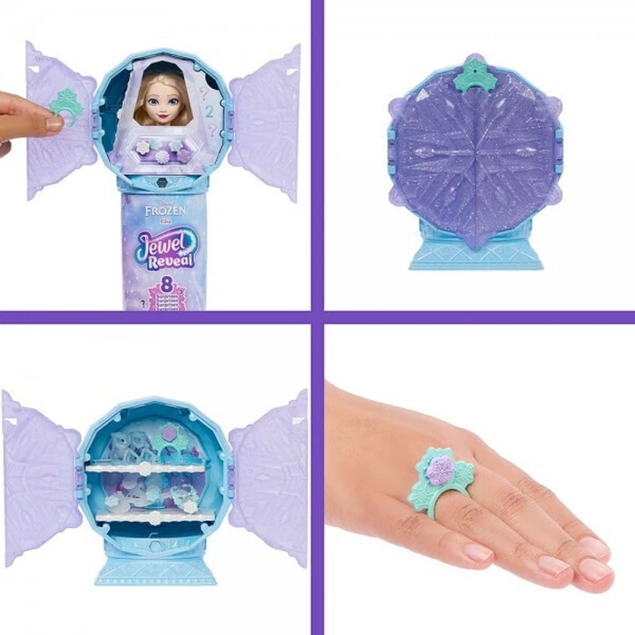 Mattel Disney Frozen Jewel Reveal Elsa Κούκλα Μόδας με Κουτί Κοσμημάτων