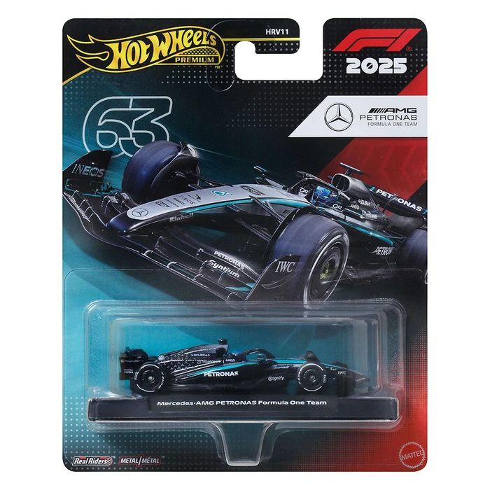 Mattel Hot Wheels Premium Αυτοκίνητο Formula 1 Mercedes AMG Petronas Formula 1 Team 2025