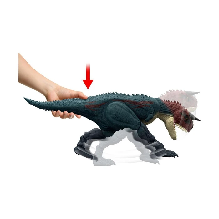 Jurassic World Mattel Charge N Chomp Carnotaurus Dinosaur Action Figure