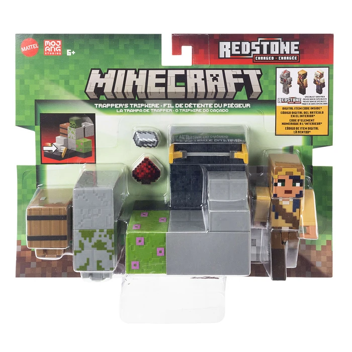 Mattel Minecraft Redstone Charged Trappers Tripwire
