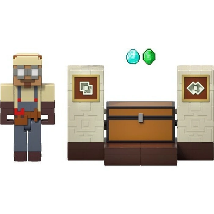Mattel Minecraft Παιχνίδι Φιγούρα και Αξεσουάρ Dusters Loot Stash