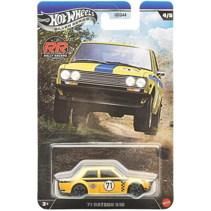 Mattel Hot Wheels Αυτοκίνητο Silver Series Rally Racers 71 Datsun 510