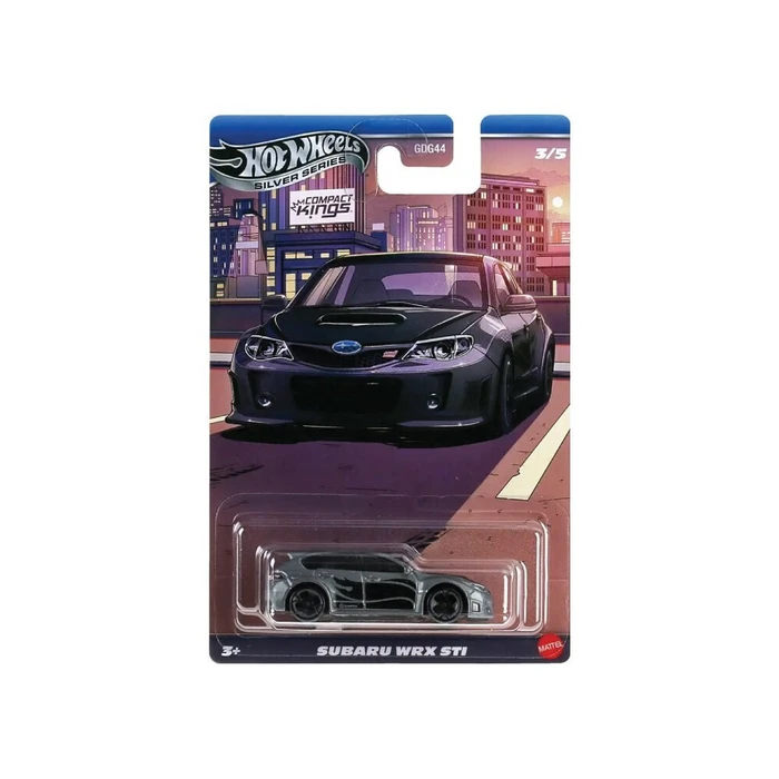Hot Wheels Silver Series - Compact Kings Subaru WRX STI 1:64 (Mattel)