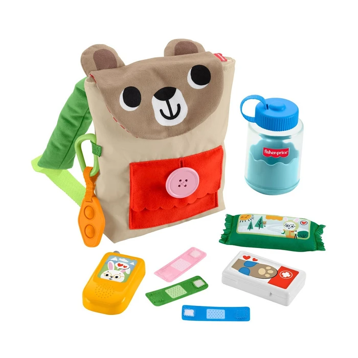 Toys Fisher Price Friendship Forest Busy Bear Backpack Mattel