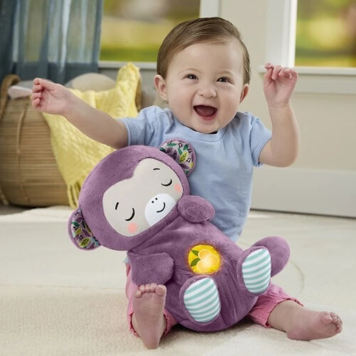 Baby Toys Fisher Price Soothe n Snuggle Purple Monkey JLH41