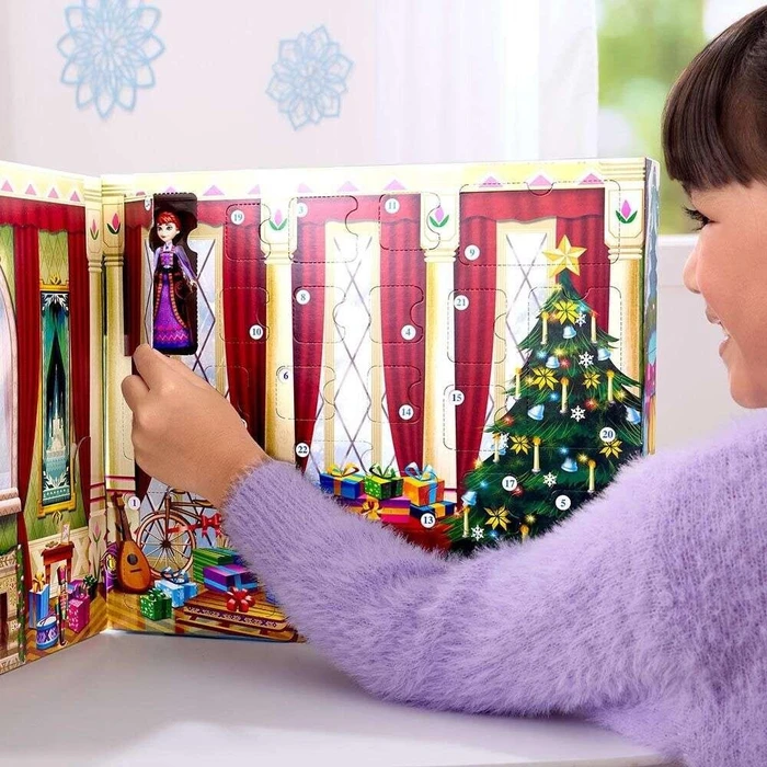 Mattel Disney Frozen Ημερολόγιο Αντίστροφης Μέτρησης 24 Ημερών (JLJ06)