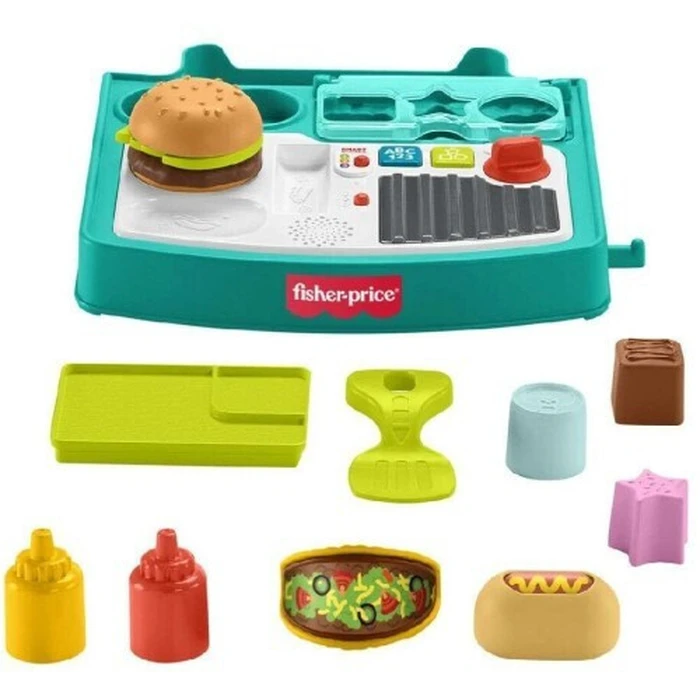 Mattel Fisher Price Educational Series Περπατούρα 4 σε 1 Καροτσάκι Αγορών