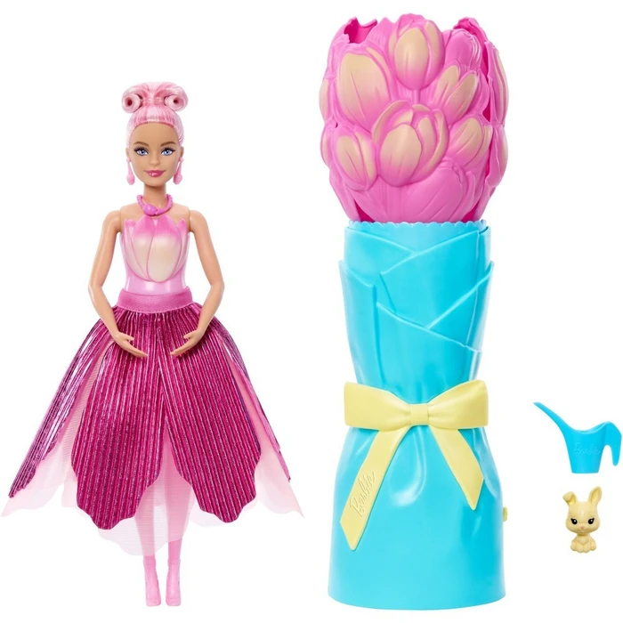 Mattel Barbie Κούκλα Petal Pop Pink Tulip JMF57