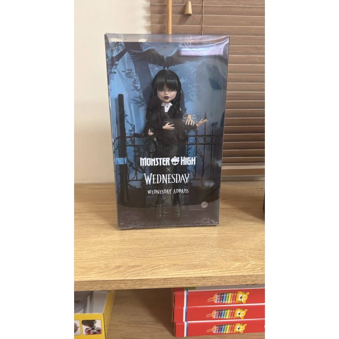 Κούκλα Mattel Monster High x Wednesday – Wednesday Addams (Skullector, JNJ91)