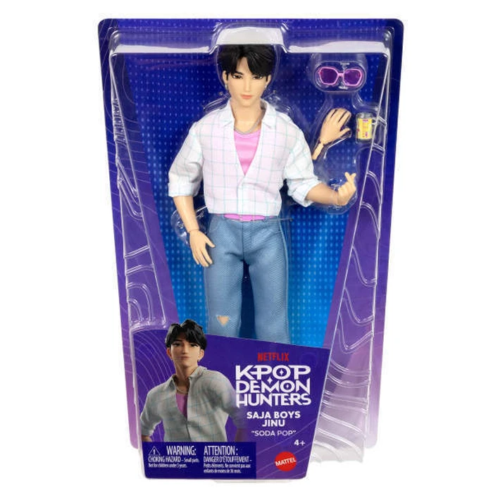 Mattel Κούκλα K-Pop Demon Hunters Saja Boys Jinu - Soda Pop (JRN38)
