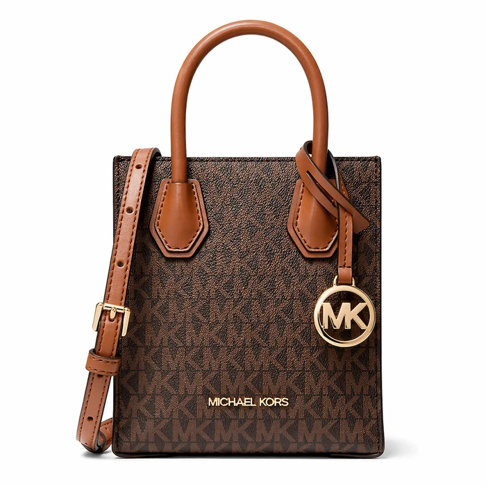 Michael Kors Γυναικεία Τσάντα Ώμου Mercer Καφέ (35T1GM9C0IBRO)