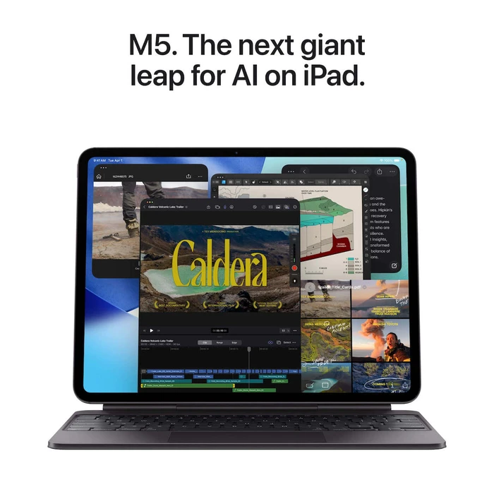 Apple iPad Pro 13'' M5 Wi‑Fi + Cellular 512GB – Διαστημικό Μαύρο