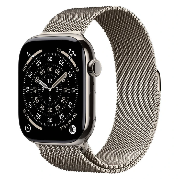 Apple Watch Series 11 Titanium Natural Cellular 46mm (Milanese λουράκι φυσικό) M/L