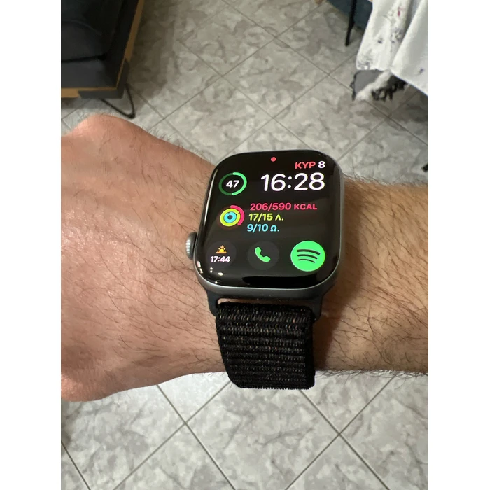 Apple Watch Series 11 Titanium Natural Cellular 46mm (Milanese λουράκι φυσικό) M/L