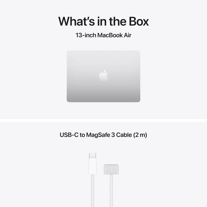 Apple MacBook Air 13,6″ (M5 10‑Core / 24GB / 1TB SSD) Silver - International English Keyboard