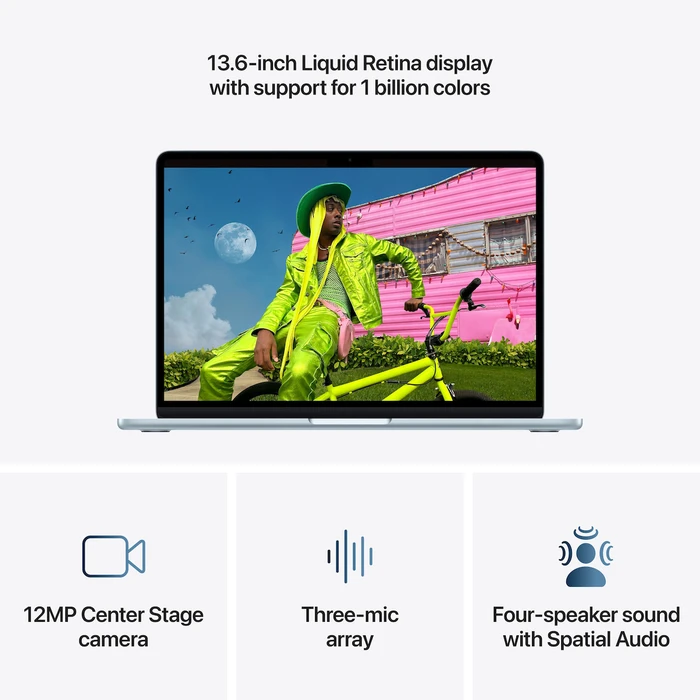 Apple MacBook Air 13.6" M5 (10-Core) / 16GB / 1TB SSD / 10-Core GPU Sky Blue - International English Keyboard