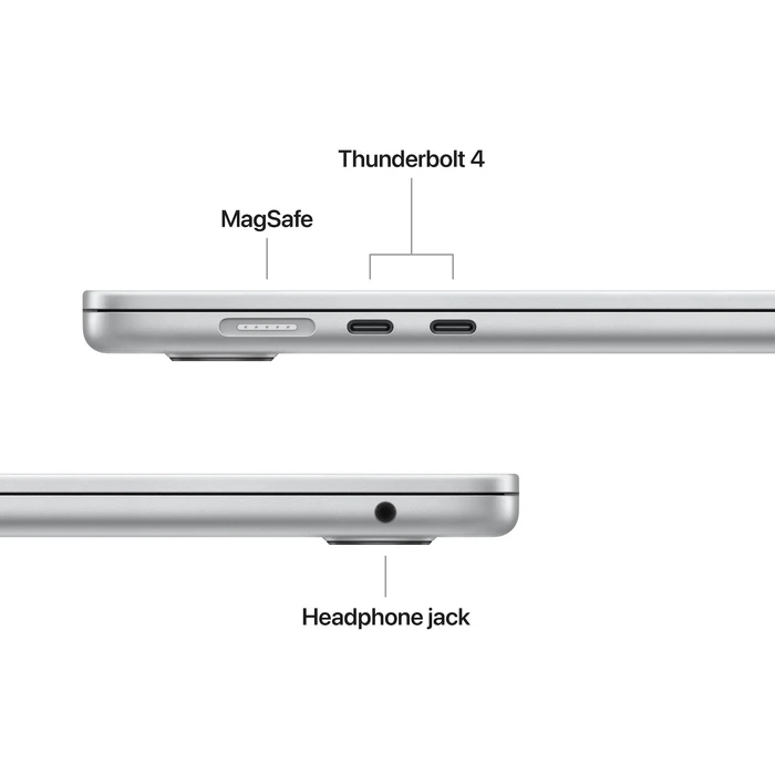 Apple MacBook Air 15,3" IPS Retina (M5 10‑Core / 10‑Core GPU, 16GB, 1TB SSD) Silver - International English Keyboard